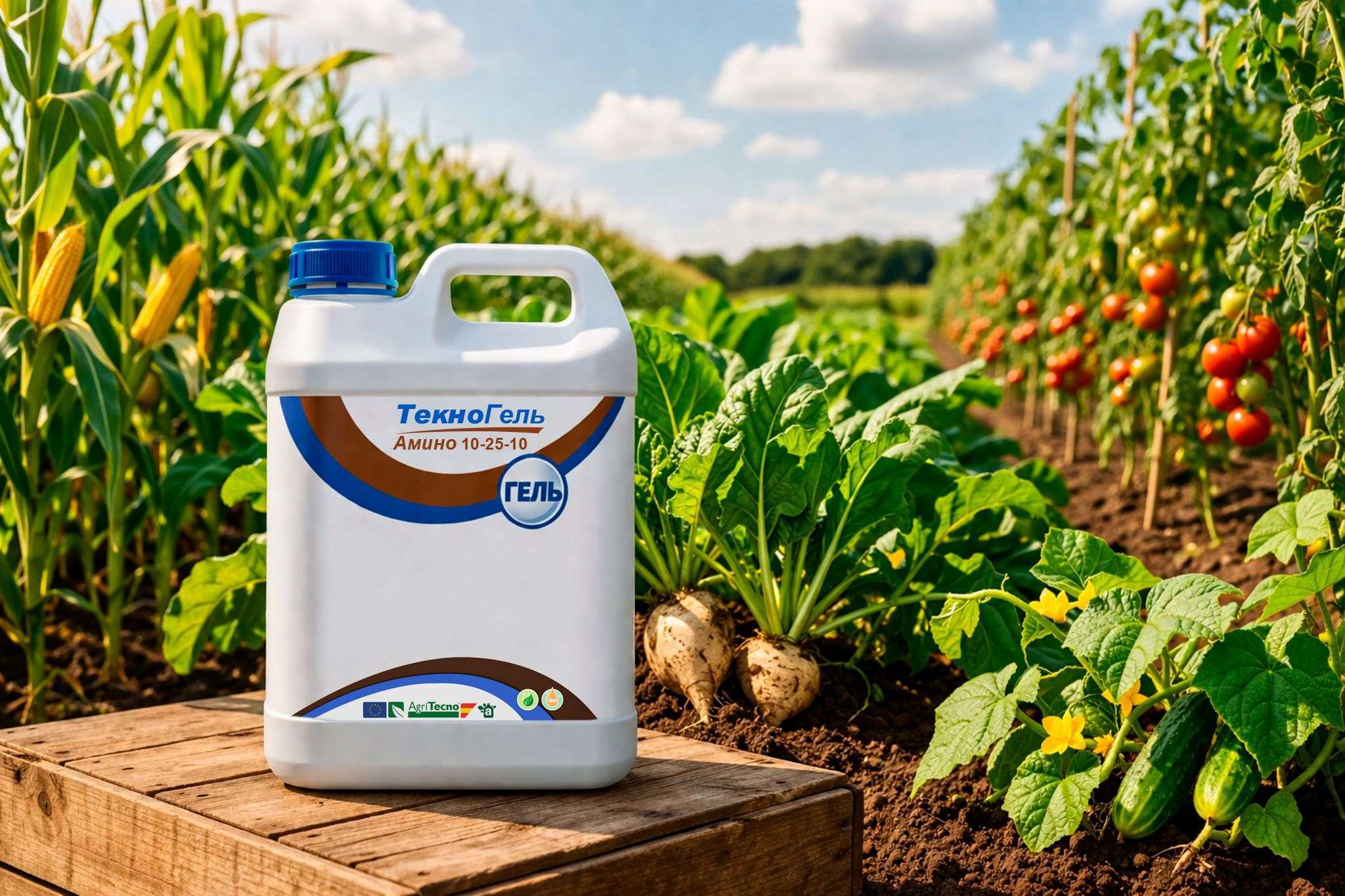 Текногель Амино 10-25-10: фосфорный акцент, аминокислотная поддержка и высокая отдача в системе подкормок №1