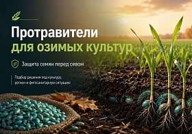 Протравители для озимых культур: защита семян перед севом